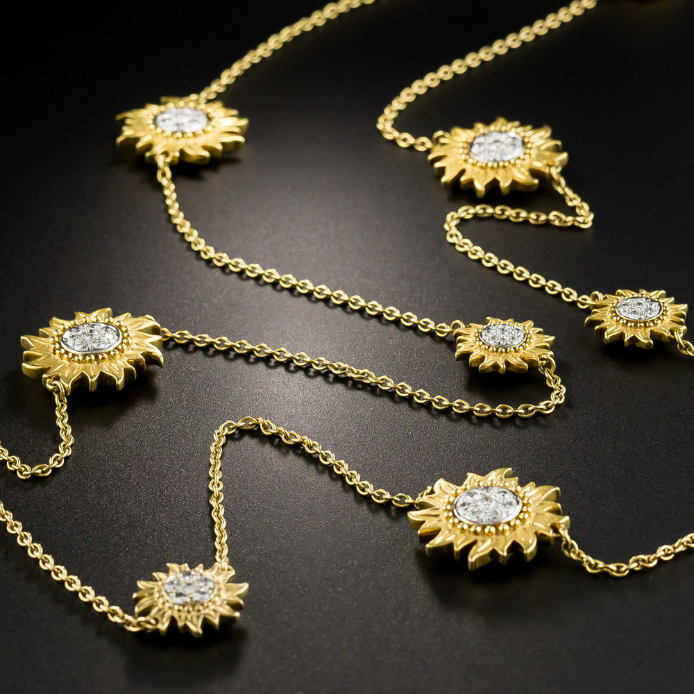 Carrera y Carrera Diamond 'Sol y Sombra' Necklace and Bracelet Suite