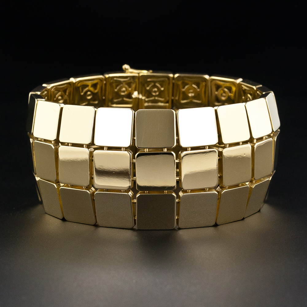 Tiffany & Co. Wide Gold Bracelet