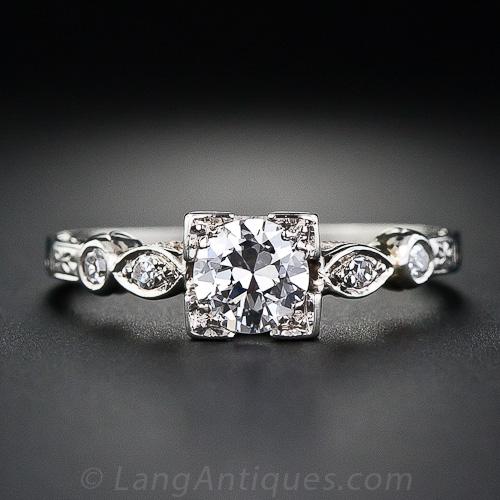 .40 Carat Vintage Diamond Engagement Ring