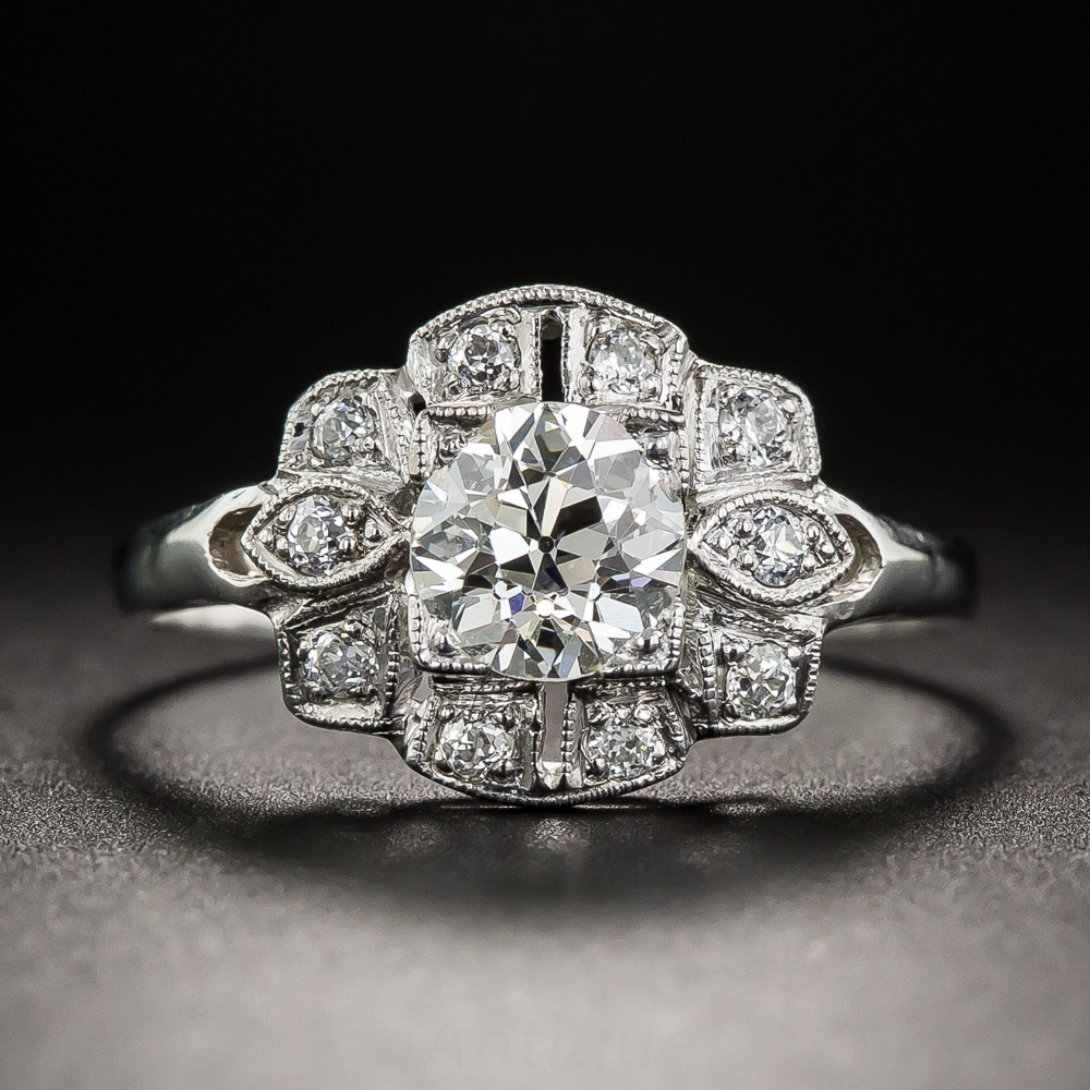 .80 Carat Diamond Vintage Engagement Ring