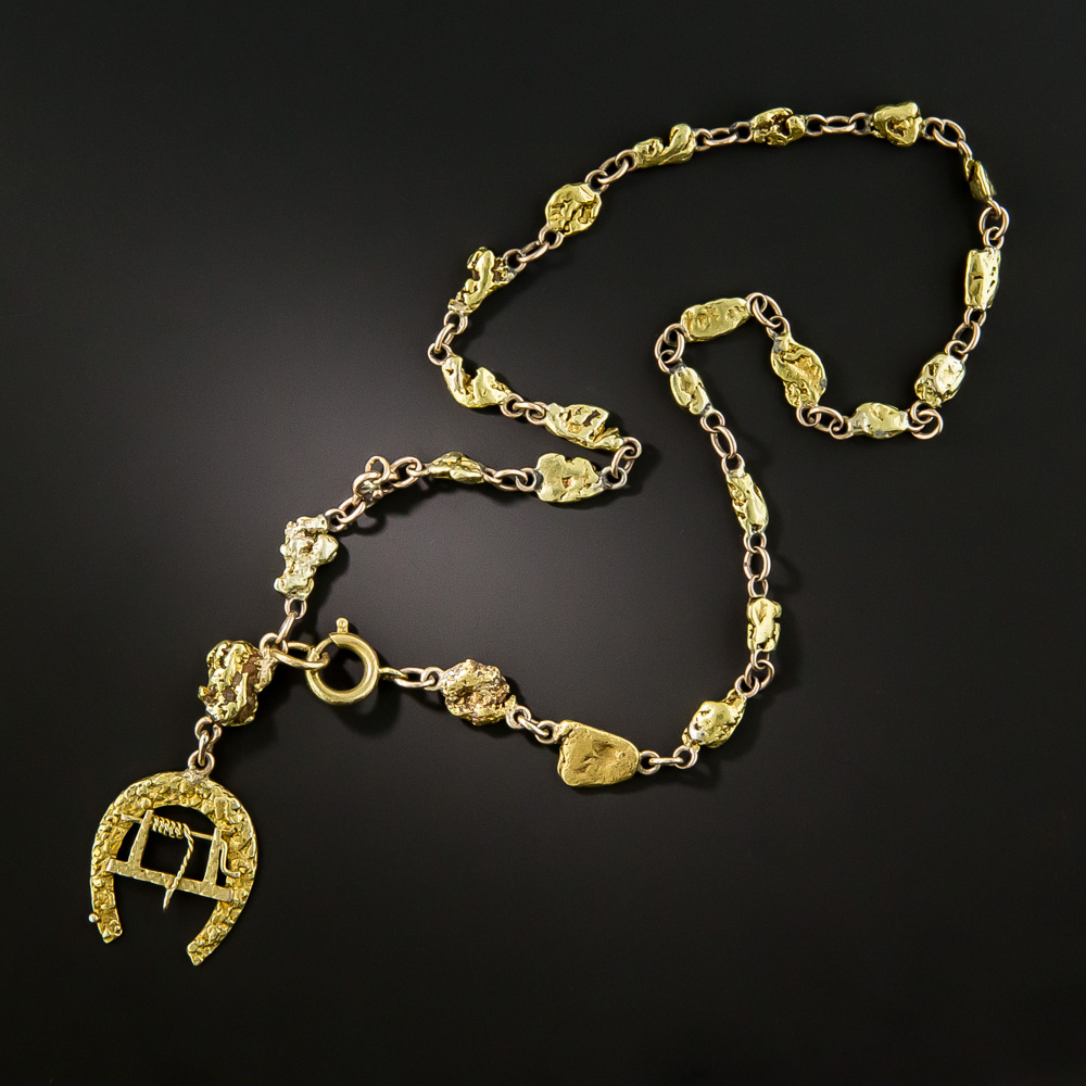 Klondike Gold Nugget Watch Chain/Necklace