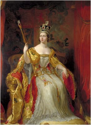 Coronation of Queen Victoria by Sir George Hayter.