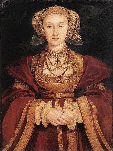 Betrothal portrait of Anne of Cleves, 1539.