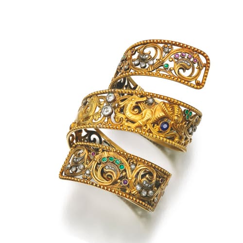 Victorian Era Armlet. Photo Courtesy of Sotheby's.