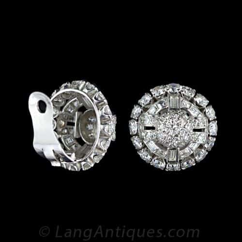Back vintage earrings of screw value Earrings: Vintage,