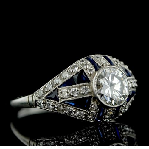 Art Deco Engagement Ring.