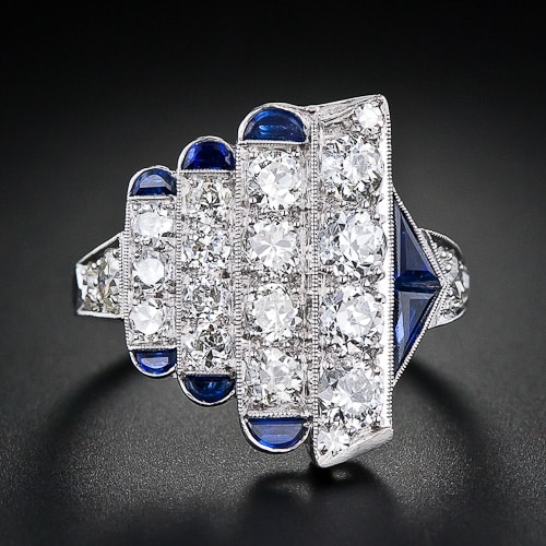 Art Deco Diamond Dinner Ring.