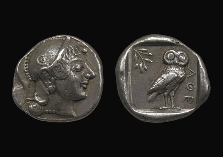 Athenian Drachm Date: 594BC-527BC