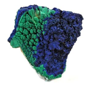 Azurmalachite Specimen. Photo: Rob Lavinsky, iRocks.com – CC-BY-SA-3.0.