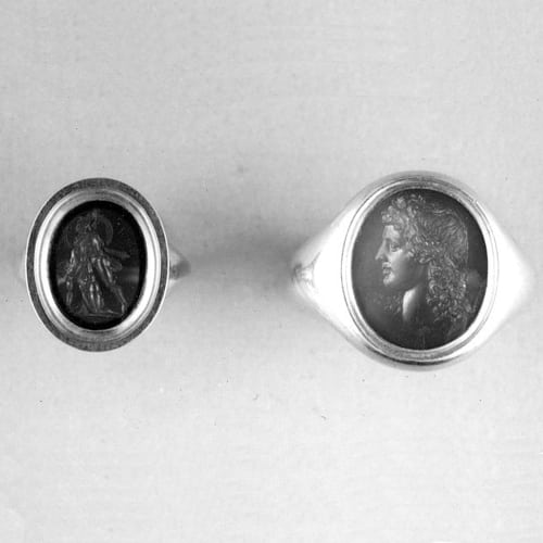 17th Century Memento Mori Silver Finger-Ring. © The Trustees of the British Museum.