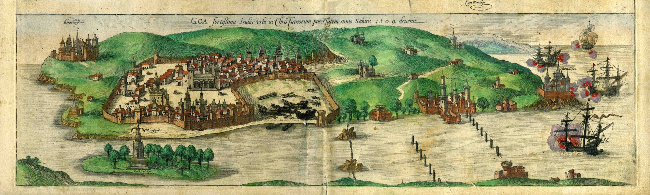 The City of Goa in 1572.