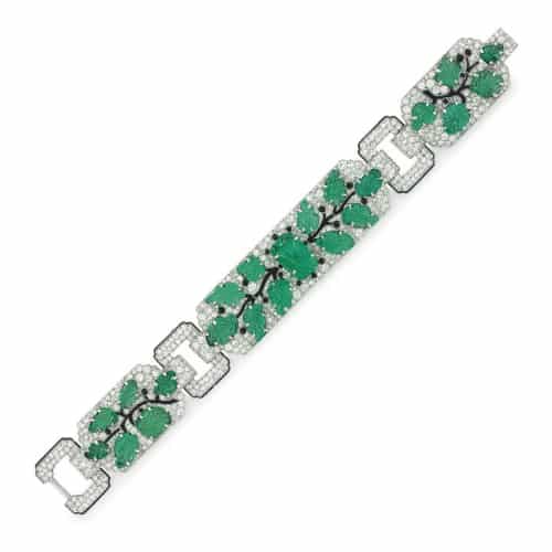 cartier emerald bracelet
