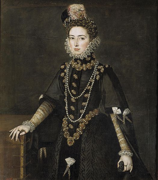 Catalina Micaela de Austria, Duchess of Savoy. c. 1585.