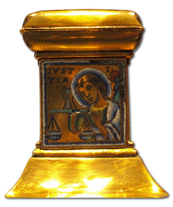 Champlevé enamel. Second half of 14th century.