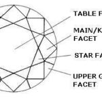 The Crown is Comprised of the Table, Main, Star and Girdle Facets.