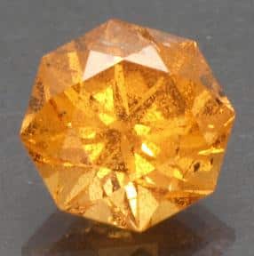 Cut Spessartite from Loliondo, Tanzania. Image by Tim Spauwen.