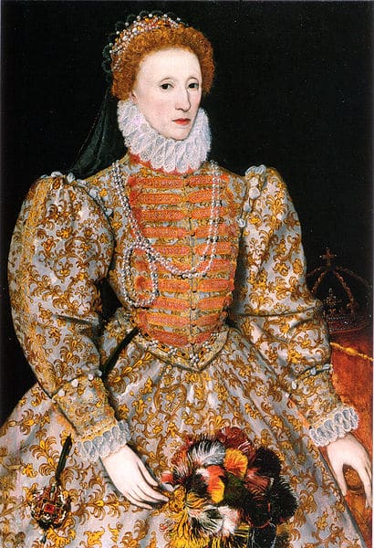 "Darnley Portrait" of Elizabeth I of England, 1575.