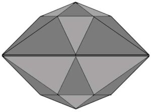 Double Rose-Cut Diamond Diagram.