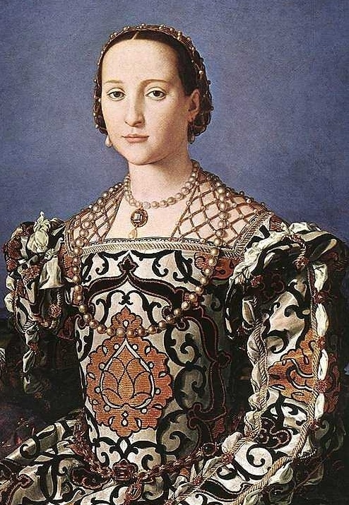 Eleonora of Toledo. By Agnolo Bronzino, 1545