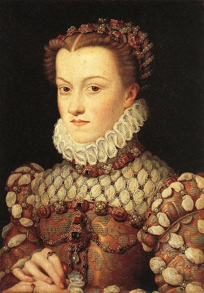 Elisabeth of Austria, Queen of France, c.1571.