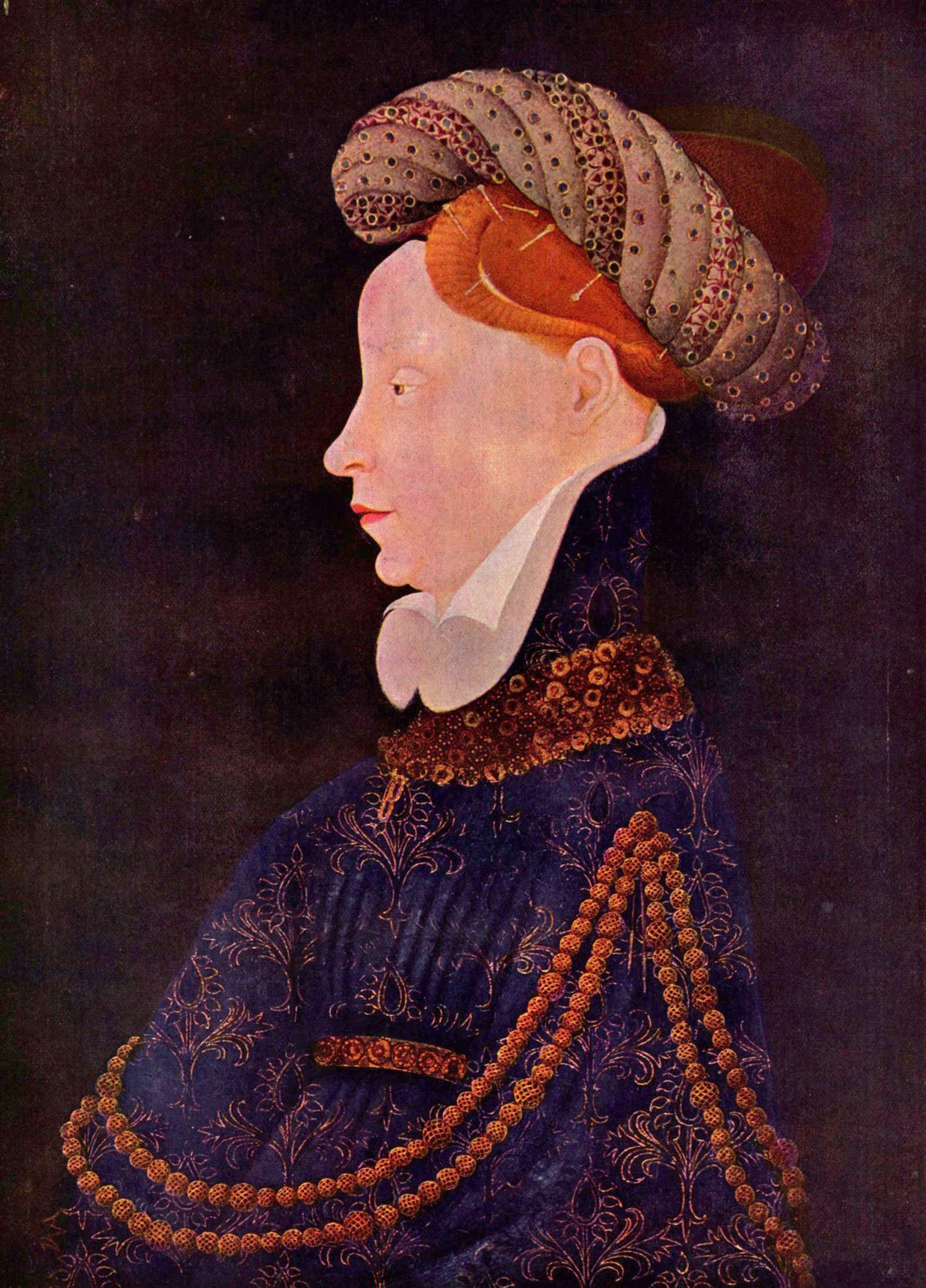 Porträt einer Dame by Franko-flämischer Meister c.1410.
