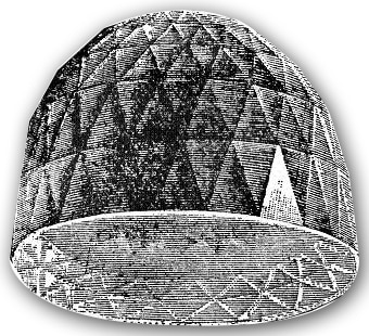 Early Drawing of the Great Mogul Diamond.