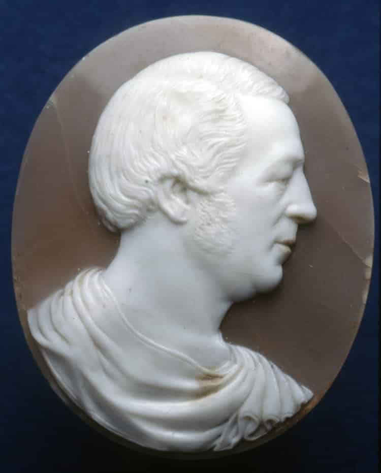 Profile Bust – Possibly Horatio Greenough c. 1850. © Trustees of the British Museum.