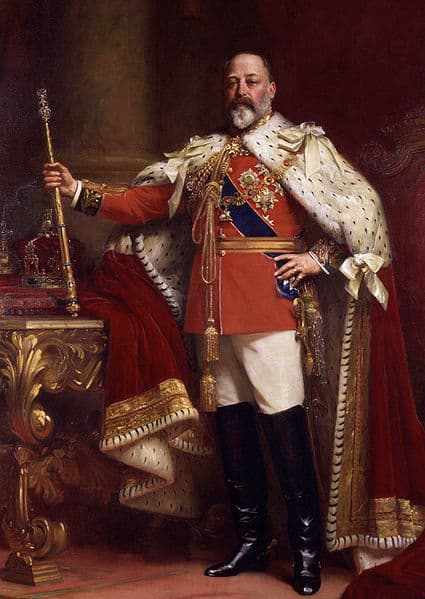 King Edward VII of Great Britain, 1901-1910.
