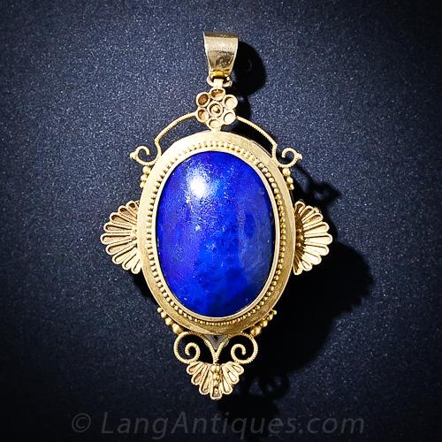 Lapis Lazuli Pendant.