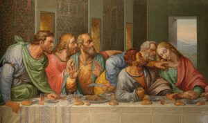 The Last Supper at Minoritenkirche, Vienna, Austria by Giacomo Raffaelli (1753-1836) Photo Courtesy of Wikipedia.