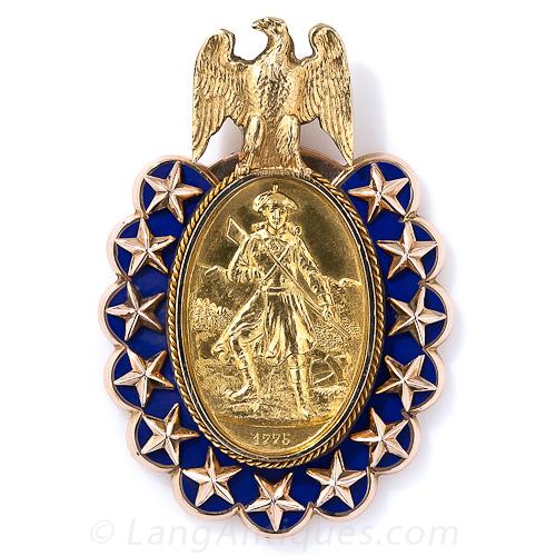 Bailey, Banks & Biddle "Sons of the (American) Revolution" Pendant.
