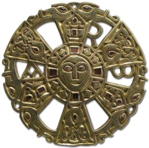 Merovingian Disk c.7th Century.