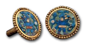 Moche Ear Ornaments. 1-800 AD. Larco Museum Collection.