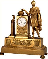 Ormolu Hannibal clock by Deniére et Matelin. Collection of the White House.