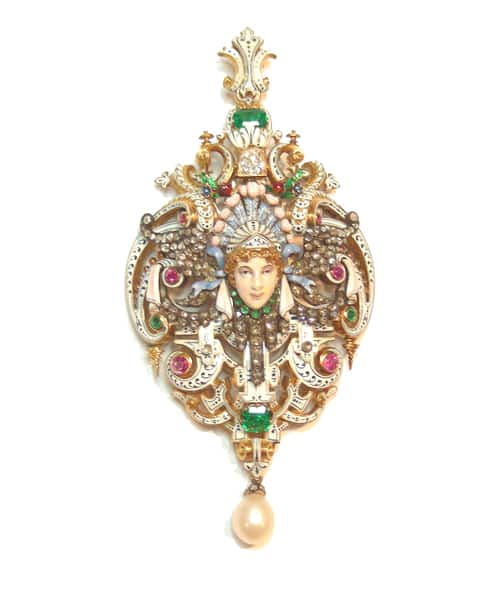 Pendant Attributed to Emile Froment-Meurice.
