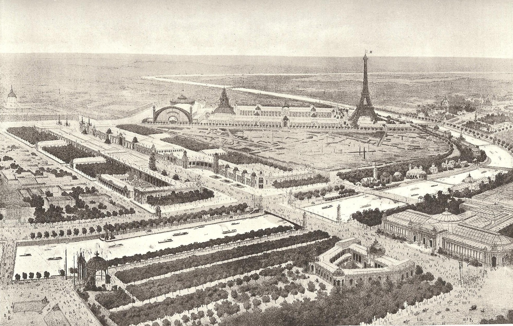 A Perspective View of the 1900 Exposition.