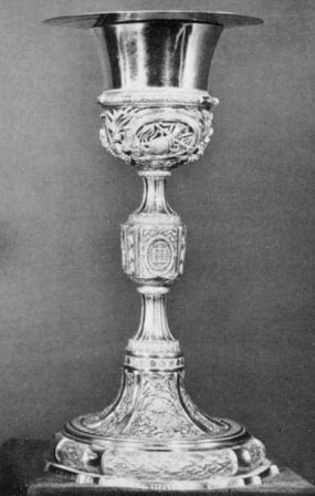 Papal Platinum chalice commissioned by King Carlos III