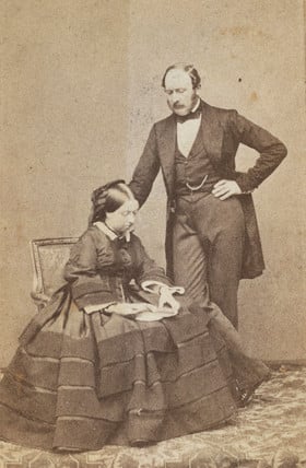 Photo of Prince Albert and Queen Victoria.