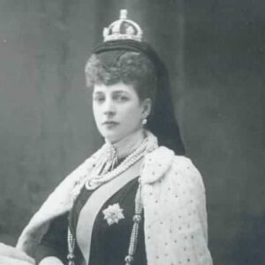 Queen Alexandra Wearing the Small Crown.