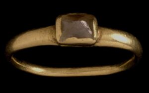 3rd Century, Roman "Pointed" Diamond Ring. © The Trustees of the British Museum.