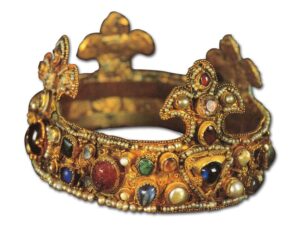 Romanesque Crown. Essen's Cathedral Treasury. c. 1100.