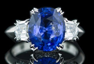 Rich Blue Sapphire.