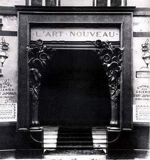 Entrance to Samuel Bing's L'Art Nouveau c.1895.