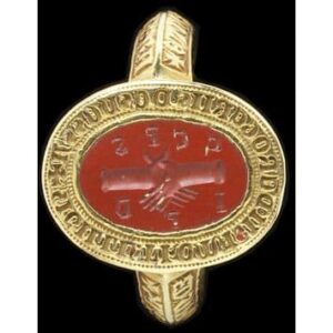 Thirteenth Century Ring with a Previously-Used Roman Intaglio from the Third Century AD.
