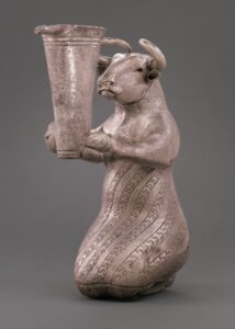 Silver Bull Figure, Southern Iran, ~3000 BC