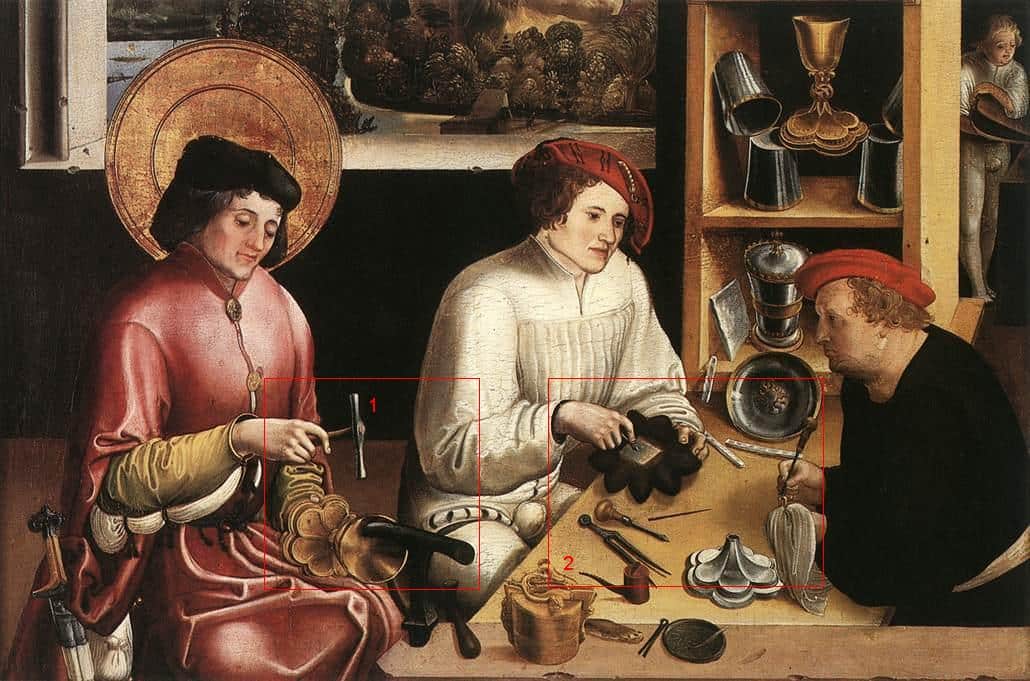 St. Eligius in His Workshop.