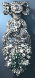 The Dresden Green Diamond in its Setting.