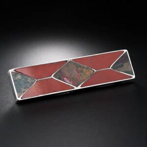 Victorian Scottish Agate Bar Brooch.