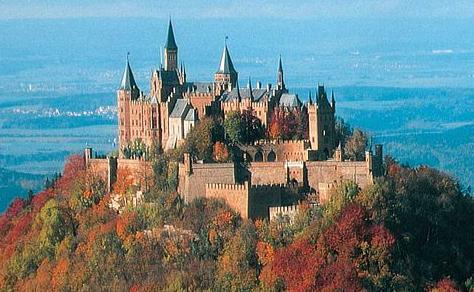 Hohenzollern Castle in Prussia.