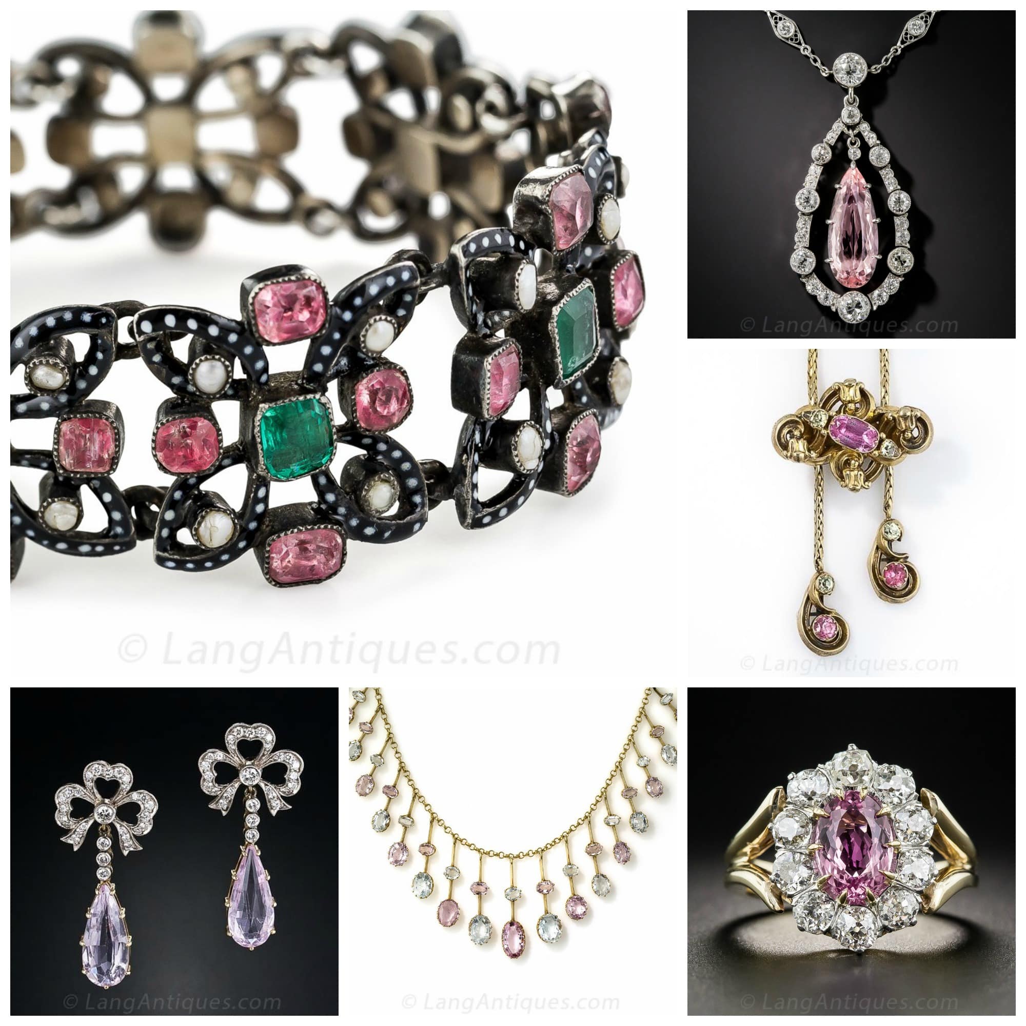 Pink Topaz Jewelry Collection.